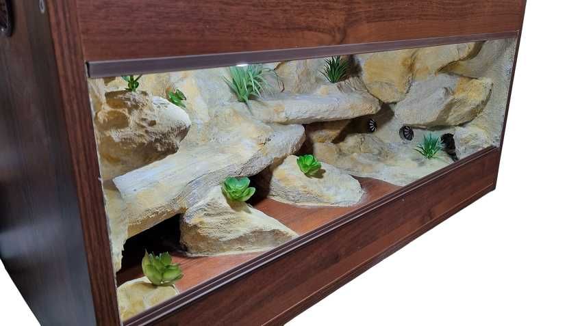 Terrarium  dla gekona  80x40x40  gotowe