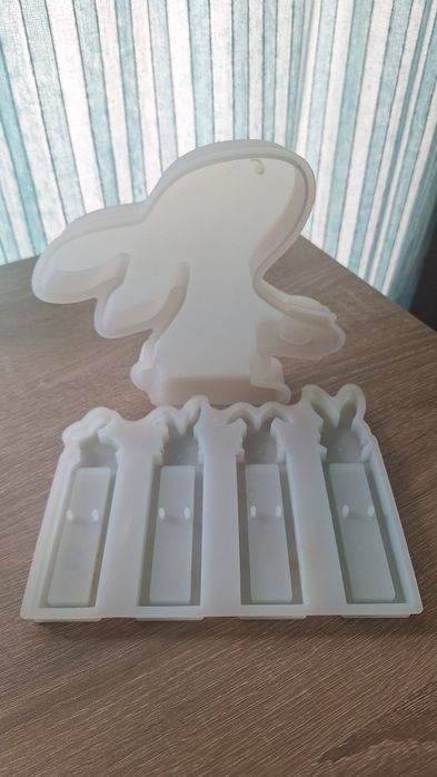 Molde de silicone coelhos