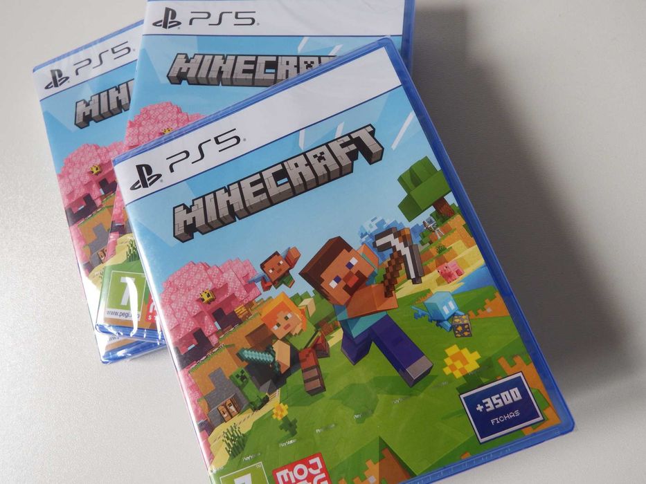 MINECRAFT Sony PS5 wersja PL / najnowsze wydanie / NOWA w folii