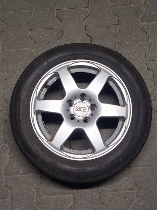 5x100 felgi 15 cali komplet z dwuletnimi oponami