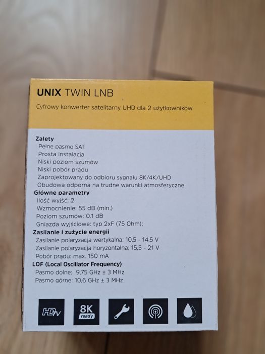 Konwerter satelitarny UHD