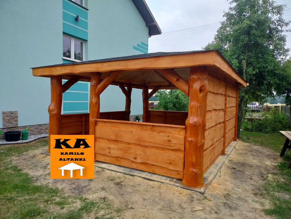 Altanka z bala Altana Altanki Altany Ogrodowa