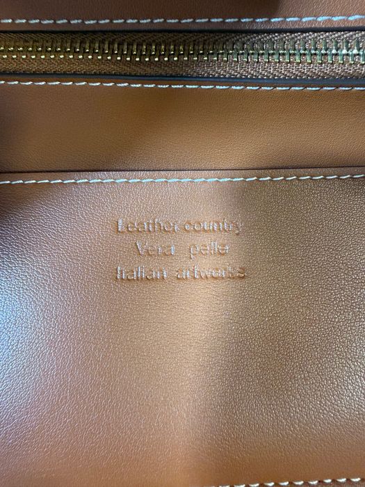 Leather country. Велика шкіряна сумка італійського виробництва celine