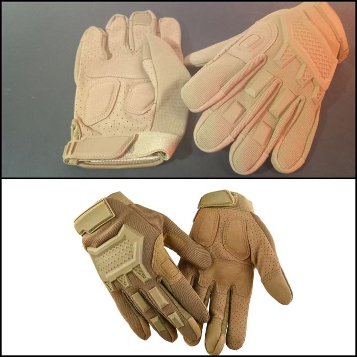 Rekawice taktyczne/ wojskowe khaki rozm. L
