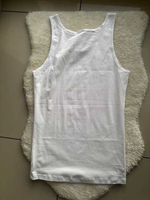 Sloggi by Triumph biała bawełna podkoszulka rozmiar M na ramiączkach