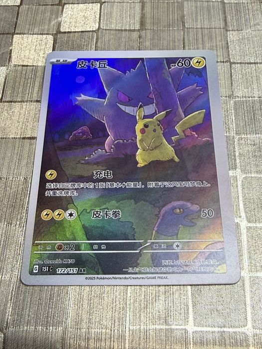 Pokémon Pikachu & Gengar — 172/151