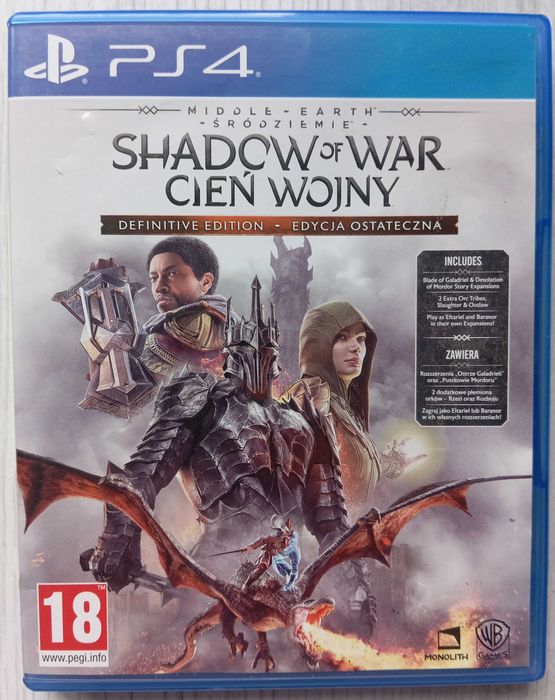 Shadow of War Cień wojny definitive edition edycja ostateczna