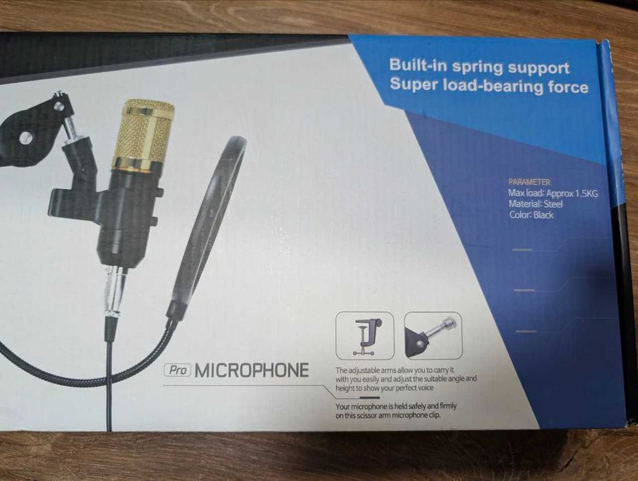 Стійка, пантограф для мікрофона/світла/фотоапарата