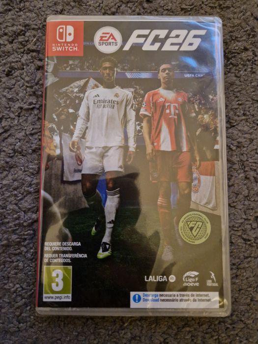 FC26 Switch 1 e 2 Selados + Mario Rabbids