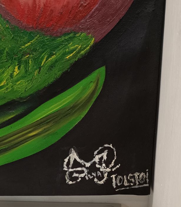 Pintura em tela flores