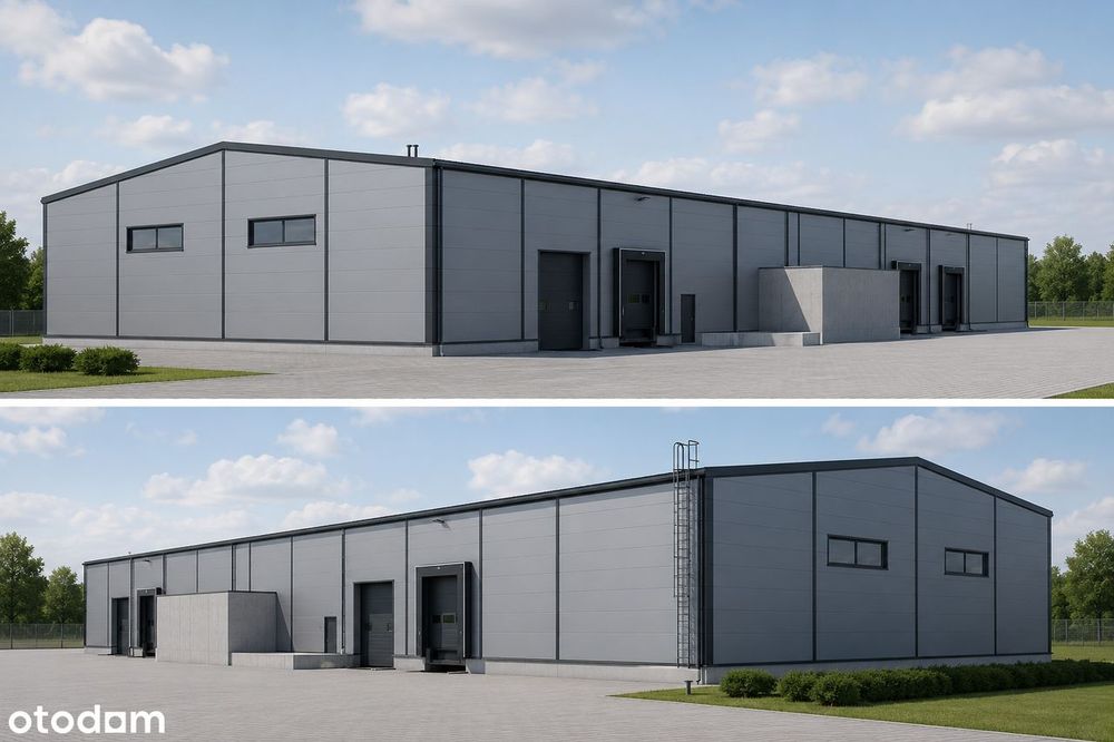 Nowa Hala Magazynowa/Produkcyjna 1000/2000m2 Rogów Opolski, węzeł A4