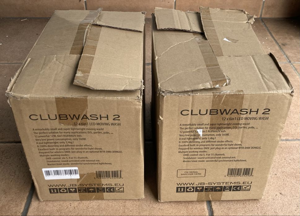 Moving Head Wash JB-Systems ClubWash 2