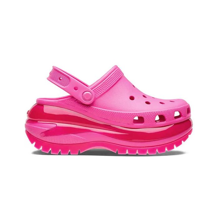 Чоловічі крокси сабо Crocs Classic Mega Crush Clog Juice Pink оригінал розмір 46