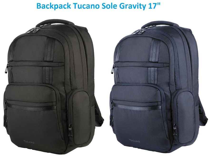 Tucano Sole Gravity AGS,  стильний бізнес Рюкзак 17" , - 19% + gift