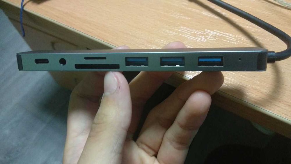 USB мултихаб, 3 юсб 1 cd + adaptor