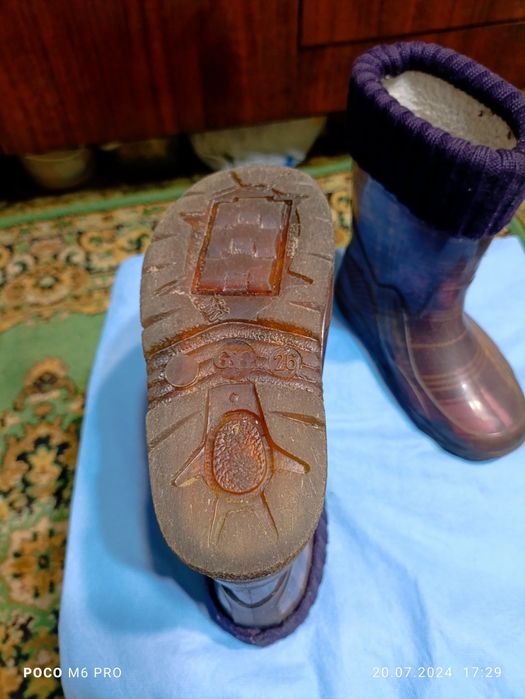 Резиновые сапоги детские