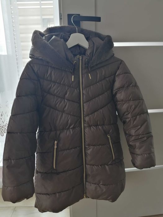 Kurtka zimowa dziewczynka Mayoral 152 cm stan bdb