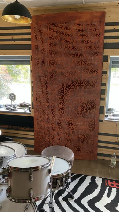 Dyfuzory binarne - duze okazja! studio  panel akustyczny 2,5mx1,2m