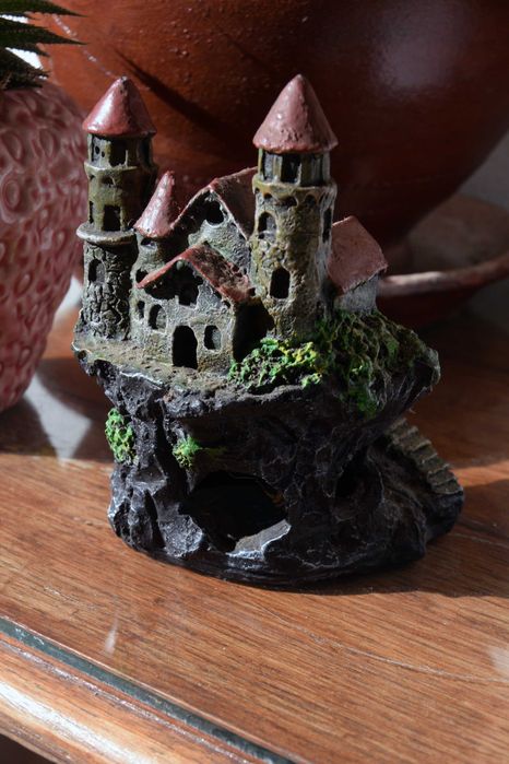 Castelo Decoração Aquário 15cm