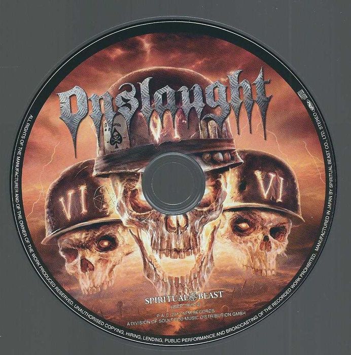 CD Onslaught - VI (2013 Japan) (Spiritual Beast)