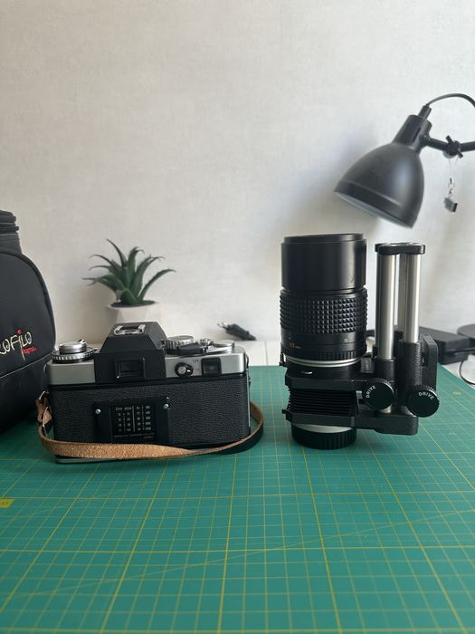 Minolta XE-5 + Rokkor 50mm + Tele Rokkor 135mm + Novoflex Macro