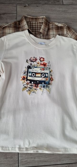 Tshirt Bocca kaseta / Beż