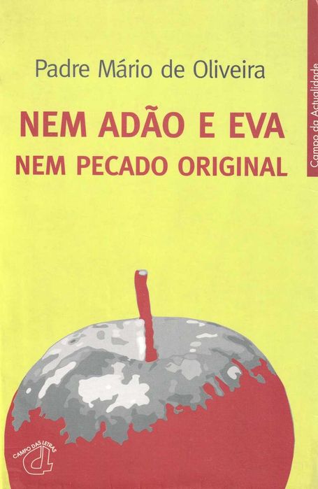 Livro Nem Adão e Eva, Nem Pecado Original de Padre Mário de Oliveira [Portes Grátis]