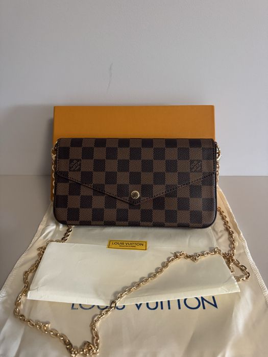 Torebka louis vuitton felicie pochette damier ebene