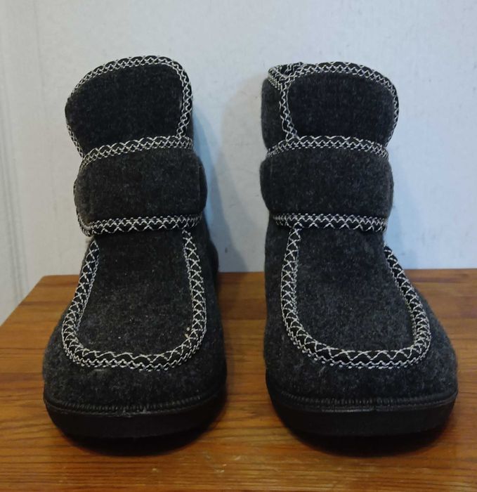 Бурки тапочки женские войлочные на липучке Progress р.41