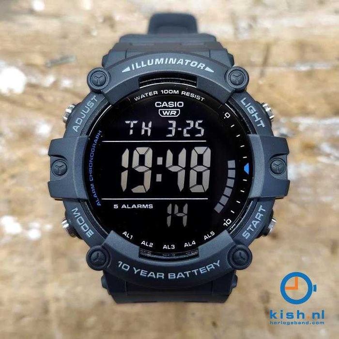 Часы Casio Illuminator AE-1500WH-8B | g-shock | WR100 | Casio Edifice