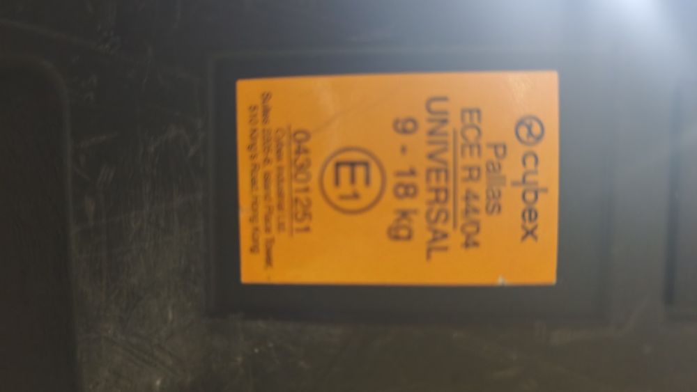 Cadeira auto Cybex Pallas Raven – boa condição