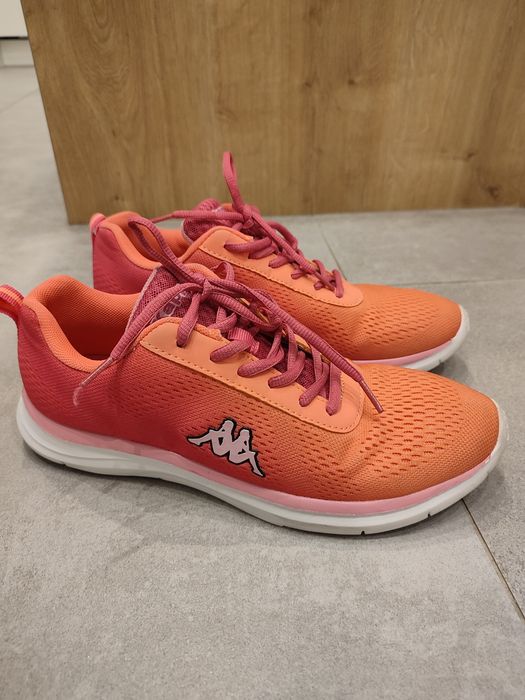 Buty sportowe Kappa do biegania rozmiar 40 różowe pomarańczowe