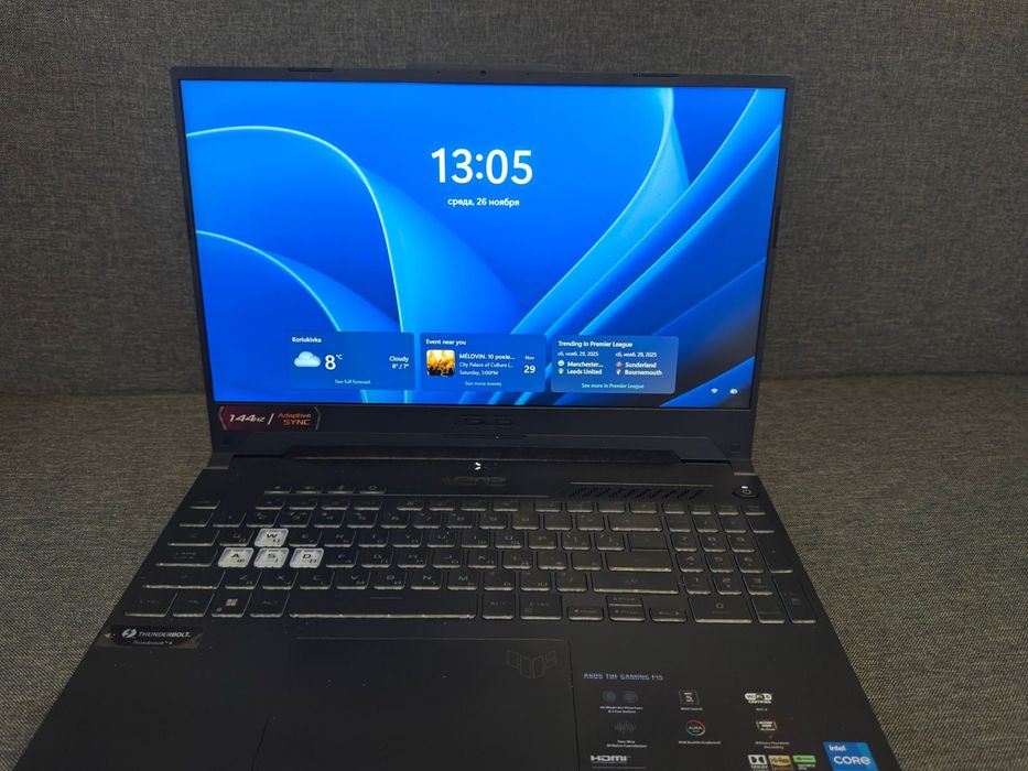 Ноутбук ігровий Asus TUF Gaming F15 FX507ZC4-HN138 Jaeger Gray