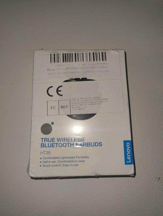 Słuchawki bezprzewodowe LENOVO HT38 BLUETOOTH BT 5.0 TWS