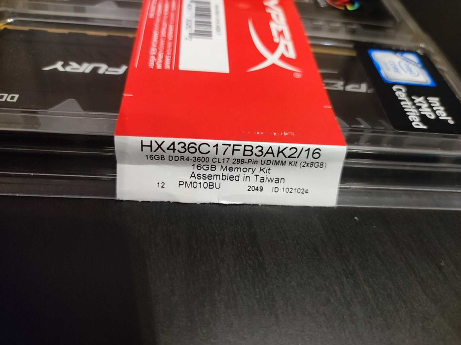 RAM HyperX DDR4 2x8GB 3600 RGB HX436C17FB3AK2/16