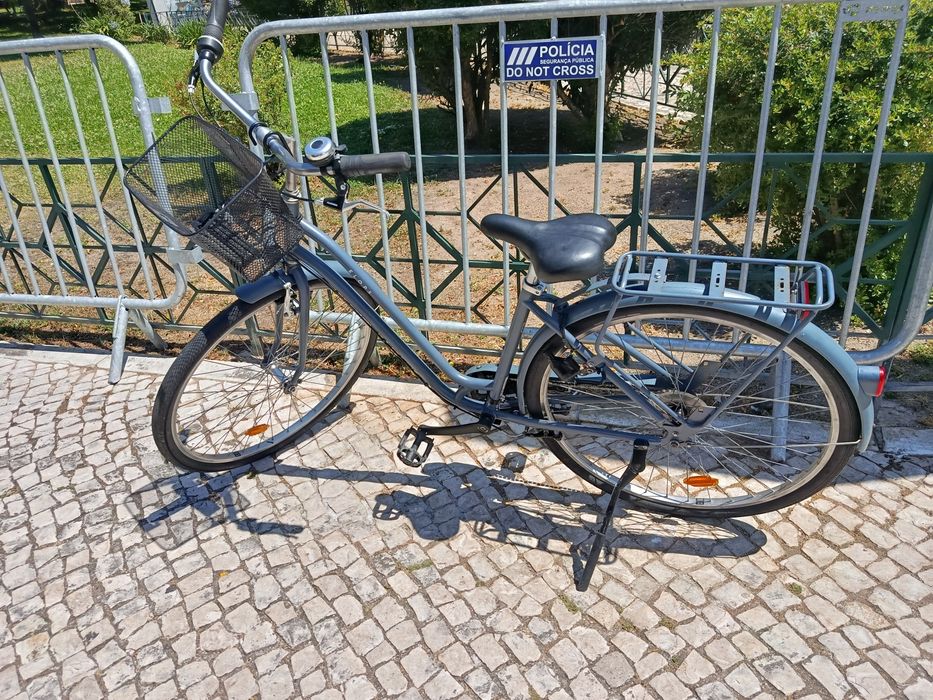 Bicicleta Decathlon Elops 120 Tamanho 21" – Cesto e Bagageira