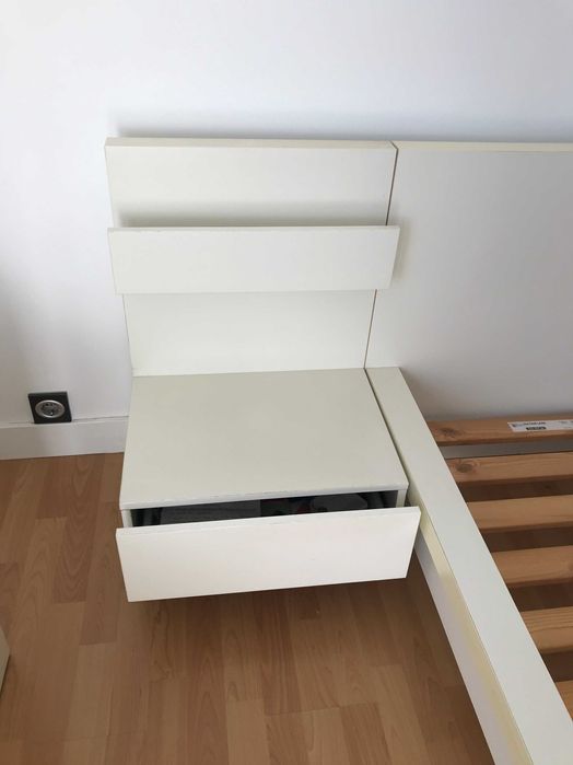 Mesas cabeceira Ikea Malm brancas
