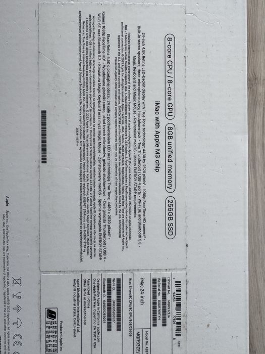 Sprzedam komputer iMac M3