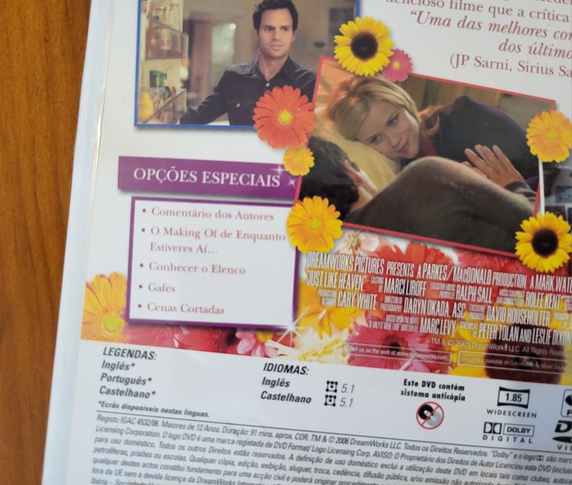 DVD just like heaven