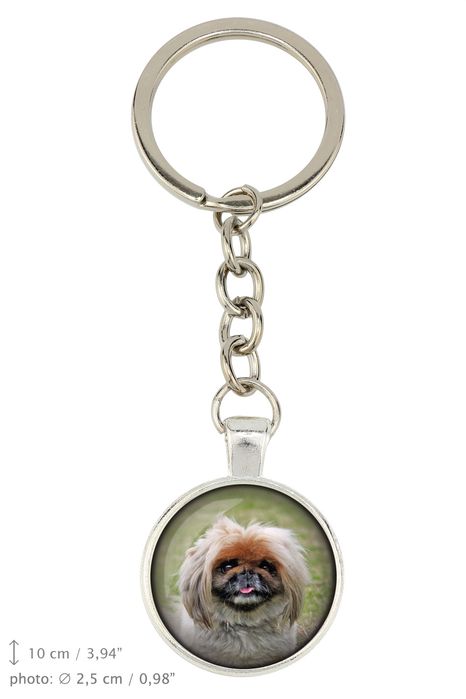 Pekińczyk brelok w pudełku ze zdjęciem Art-Dog