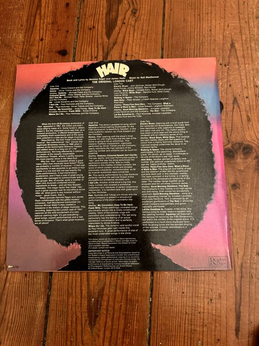 Disco/Vinil “Hair”