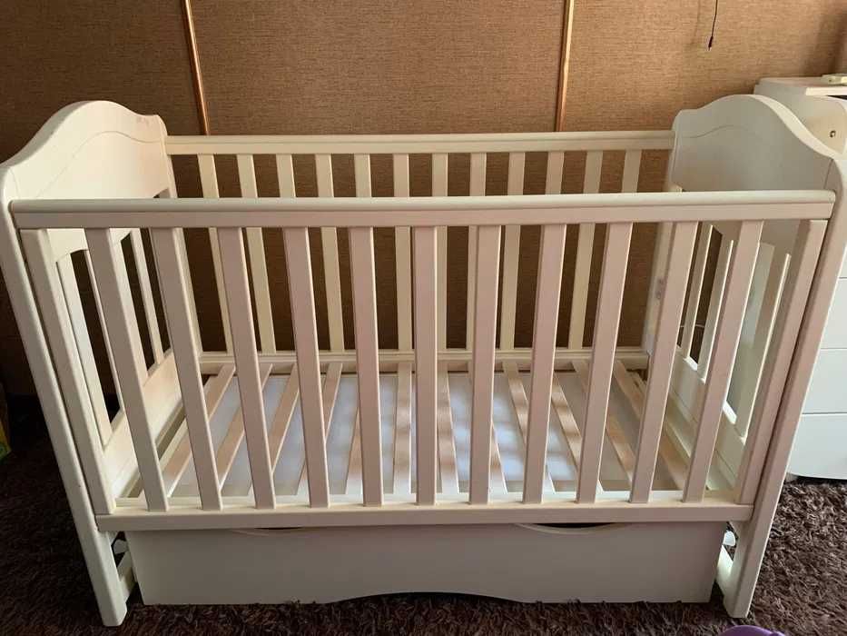 Дитяче ліжко Angelo Lux 120х60 з ведмедиками + матрац