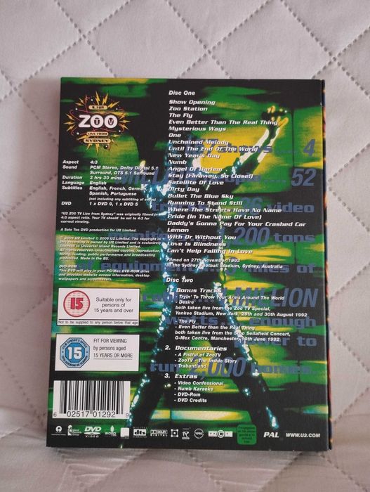 DVD U2 - Zoo TV live from Sidney