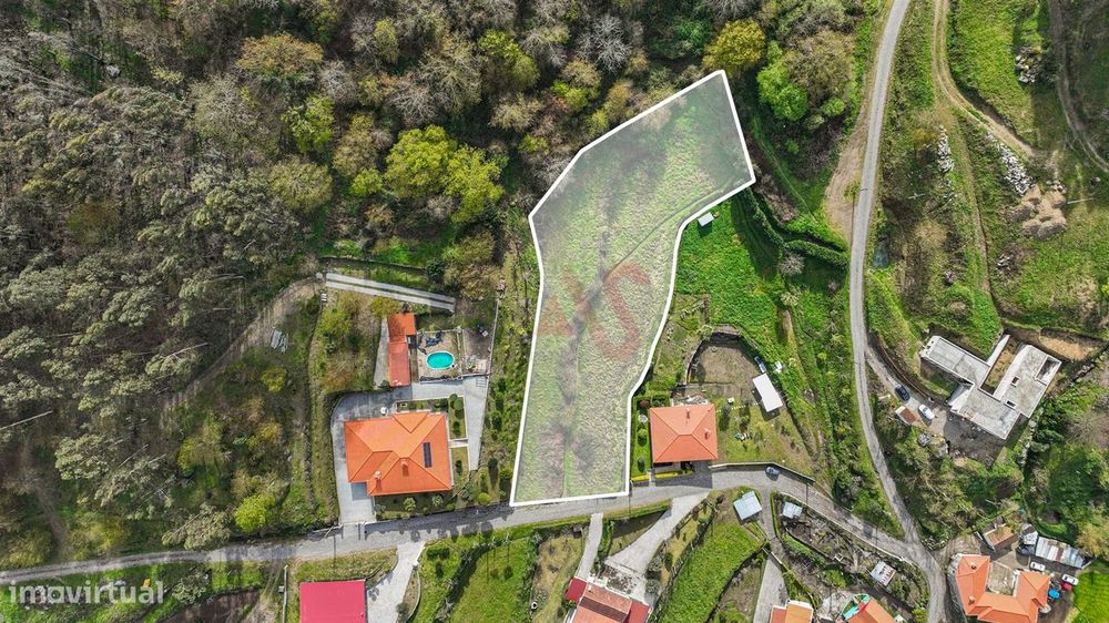 Rustic Plot of Land Measuring 3,138.34 m² in Penacova, Felgueiras