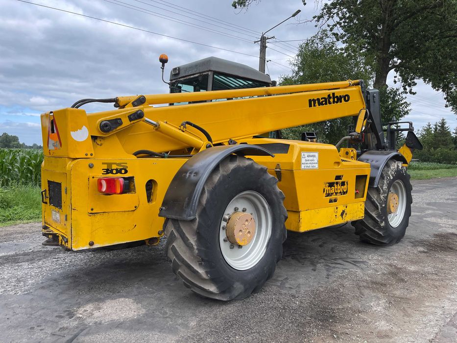 Ładowarka teleskopowa Matbro TS 300_ Podpory 10 metrowa_Perkins 4 Cylindry_Oryginał stan_Joystick,Napęd 4x4,Zaczep_Bardzo ładna_Gotowa do pracy!