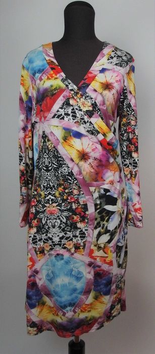 Kopertowa sukienka duńskiej marki MONGUL. R.L