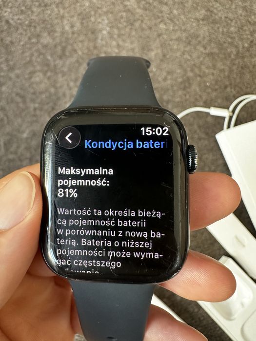 Apple Watch series 7 45 mm aluminium midnight