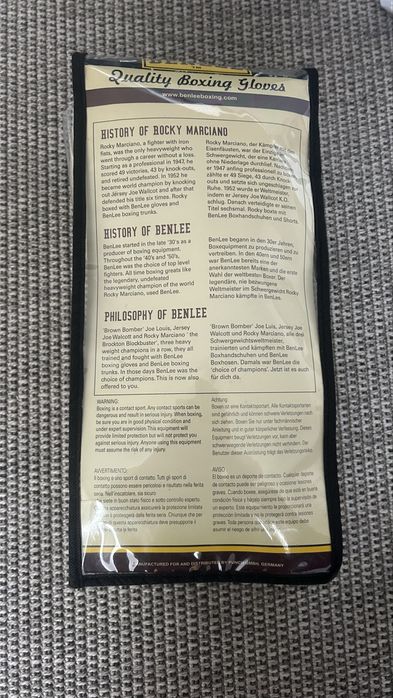 Boxing gloves benlee 12oz