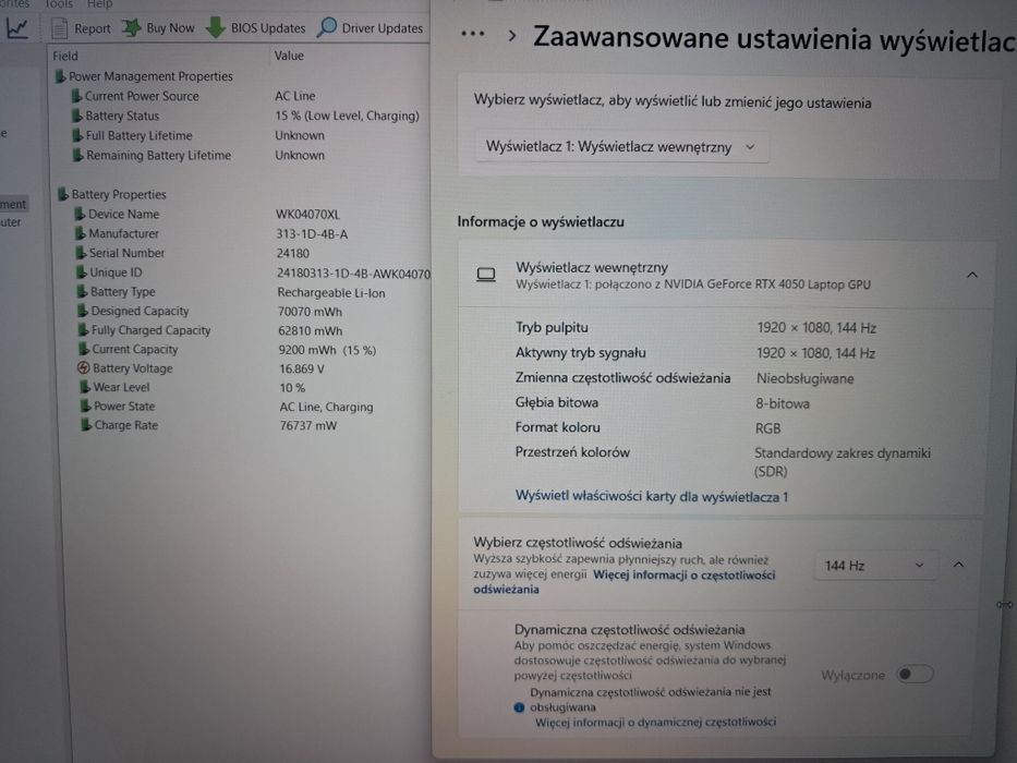 RTX 4050 6gb + i5-13420H • HP Omen 16" 144hz • 16gb/1 tb