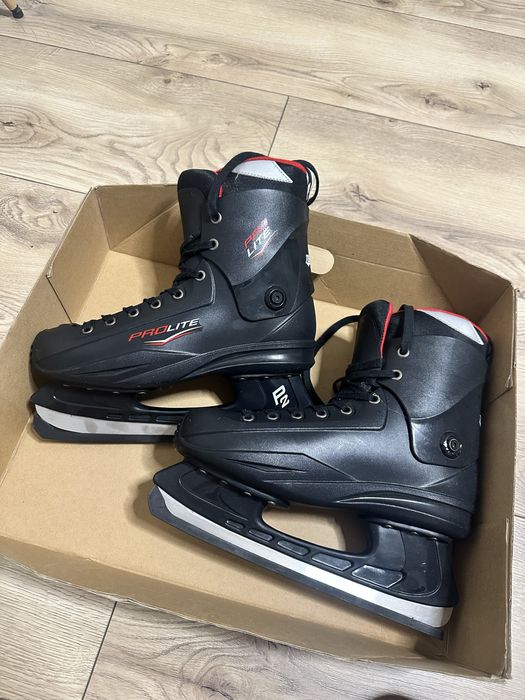 Ковзани чоловічі, 42 розмір, одягали два рази, всі деталі в пп